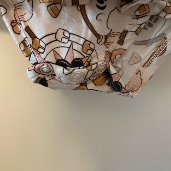 18-24mo Mickey Ghost Halloween Body Suit Twirl Dress - Picture 3 of 6